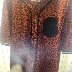 Authentic Billionaire boys club leopard print jersey